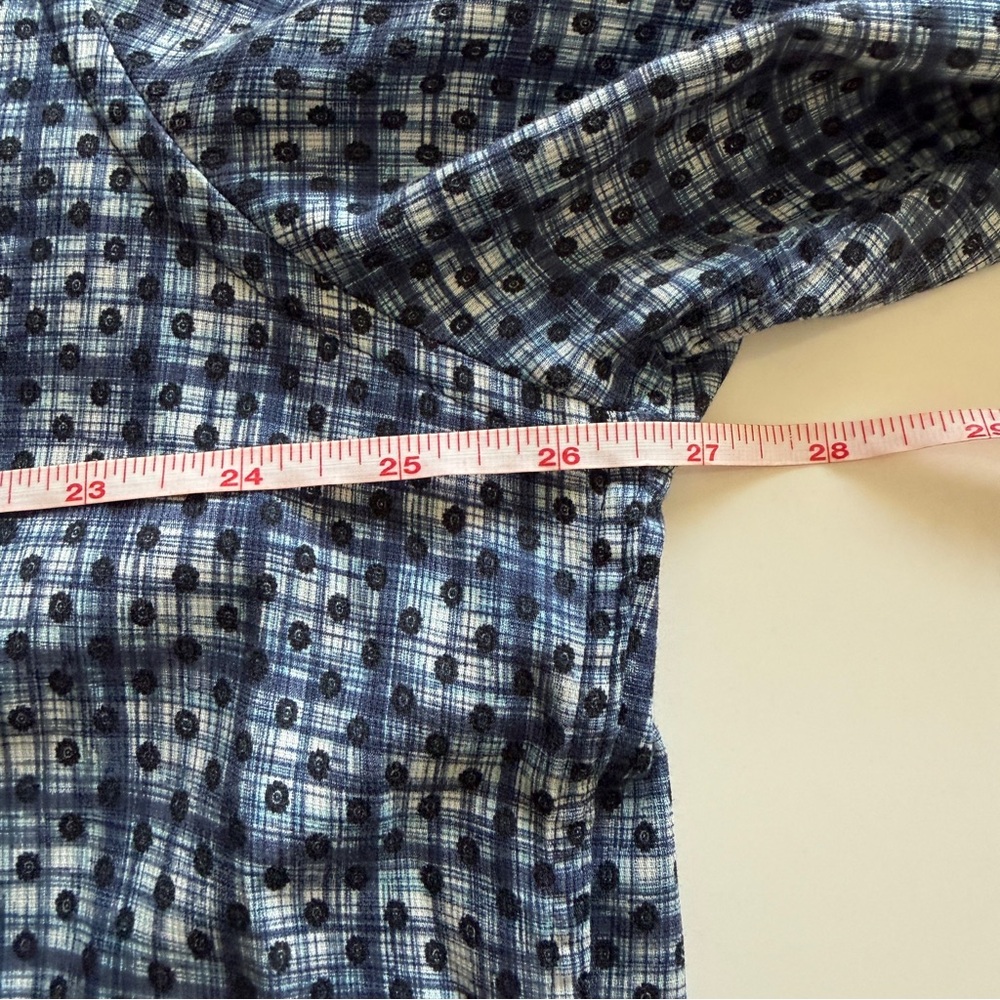 Cuadra COTTON SHIRT WITH LONG SLEEVES Men's Blue Patterned - Picture 2 of 7